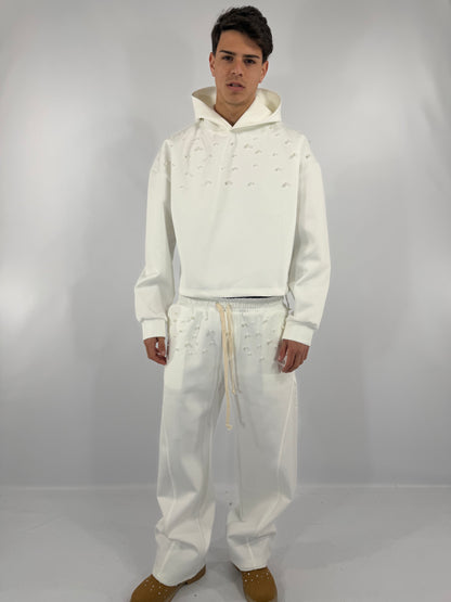 COORDINATO SCUBA PERLE - BIANCO