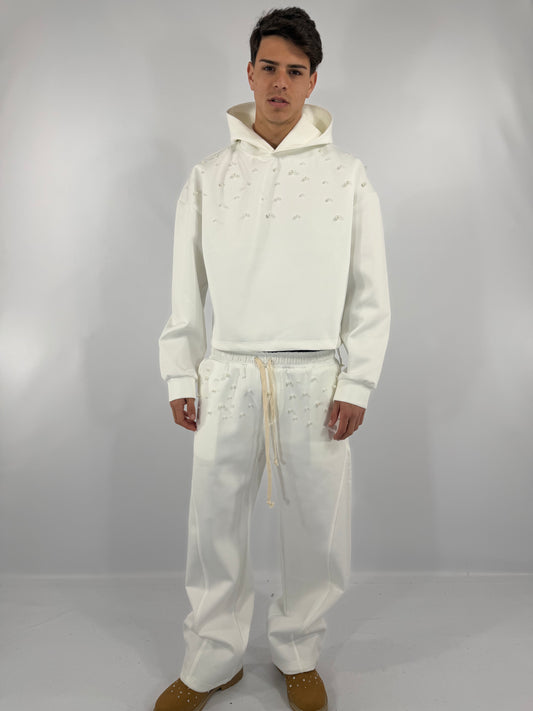 COORDINATO SCUBA PERLE - BIANCO