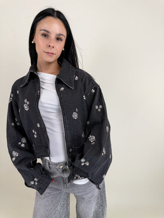 GIUBBINO DIAMOND DENIM