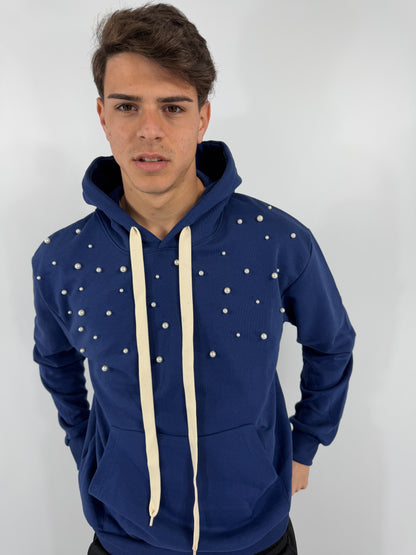 FELPA BOXIFIT PERLE - BLU