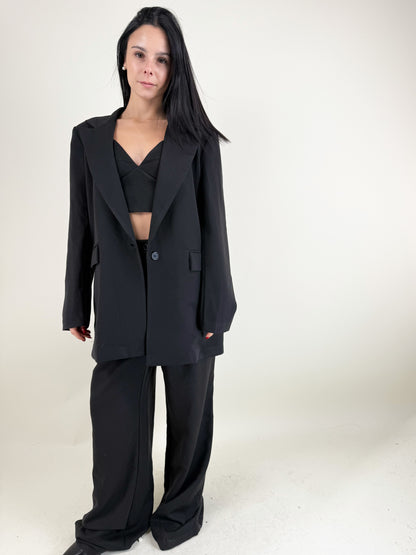 COORDINATO OVERSIZE 3 PEZZI - NERO