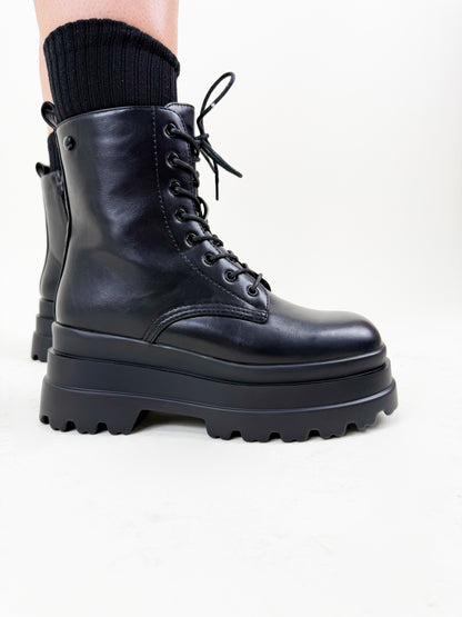 COMBAT BOOTS PLATFORM
