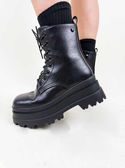 COMBAT BOOTS PLATFORM