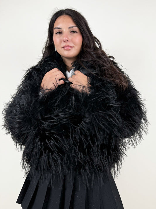 PELLICCIA NIGHT GLAM-NERO