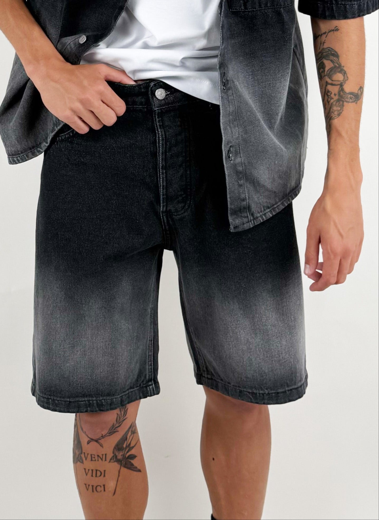 COORDINATO DENIM URBAN BLACK
