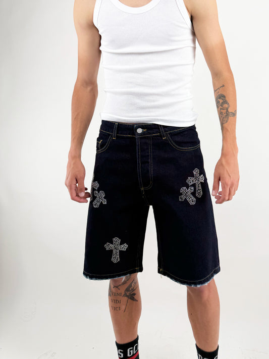 JEANS BERMUDA CROCI