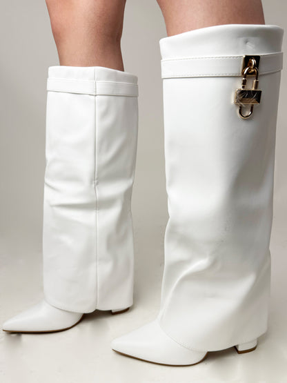 STIVALI ALTI DONNA - BIANCHI