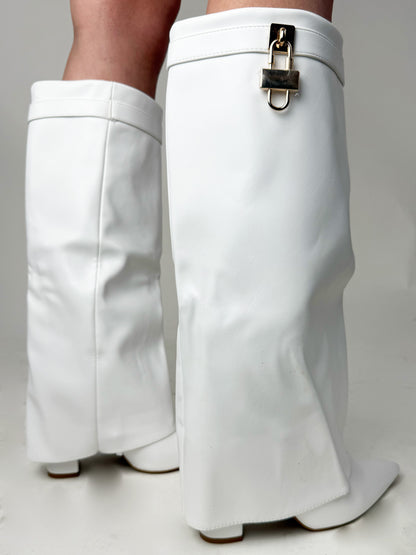STIVALI ALTI DONNA - BIANCHI
