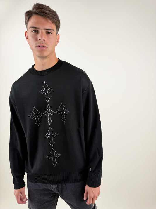 MAGLIONE BLACK CROSS