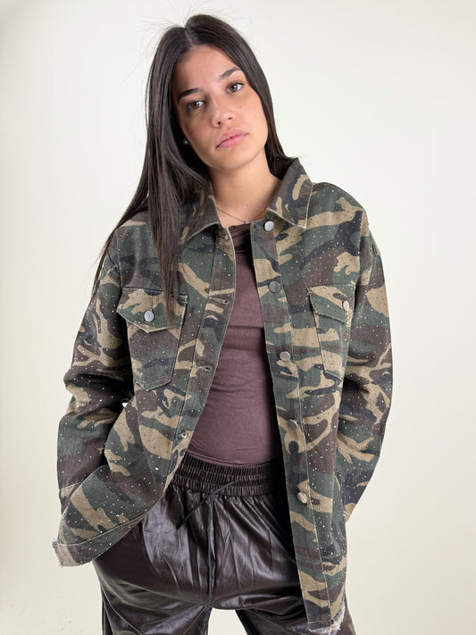 GIACCA CAMO SHINE