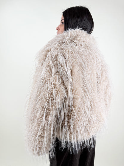 PELLICCIA NIGHT GLAM-BEIGE