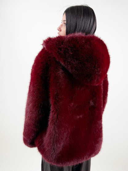 PELLICCIA CAPPUCCIO-BORDEAUX