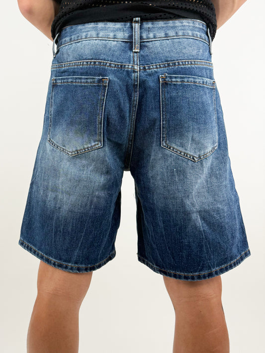 PANTALONI FLARE - BLU