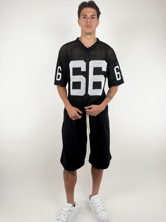PANTALONCINO OVERSIZE - NERO