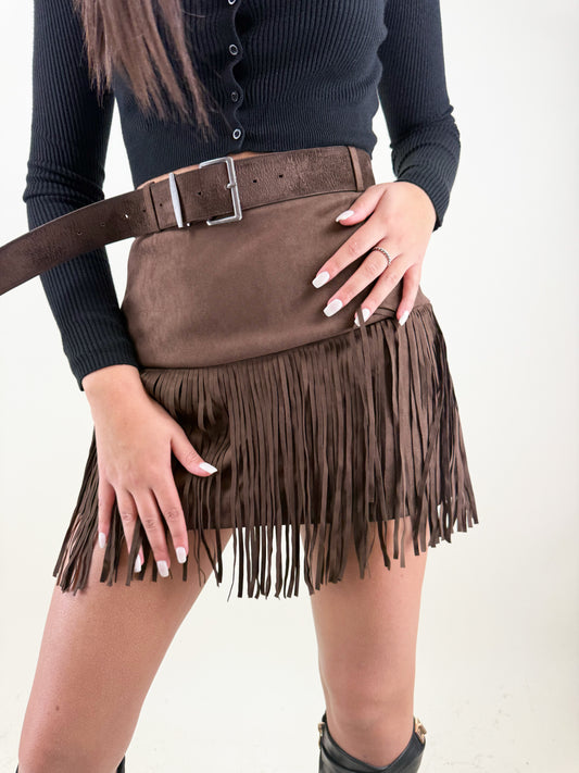 MINIGONNA BOHO-CHIC