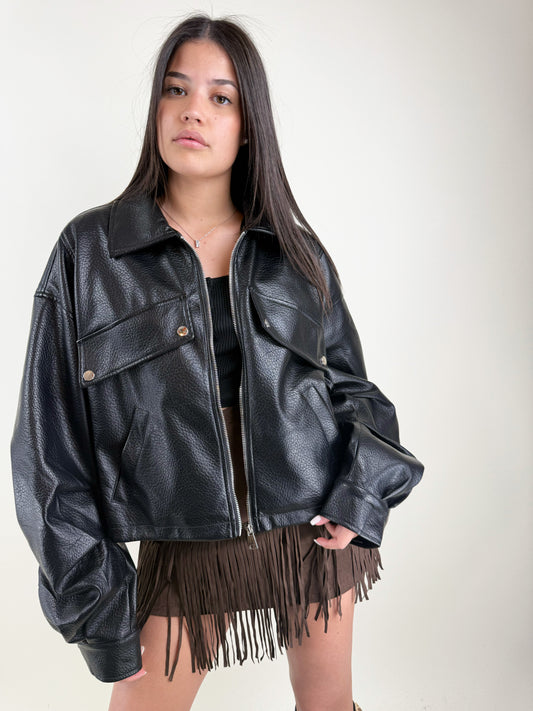GIACCA ECOPELLE OVERSIZE
