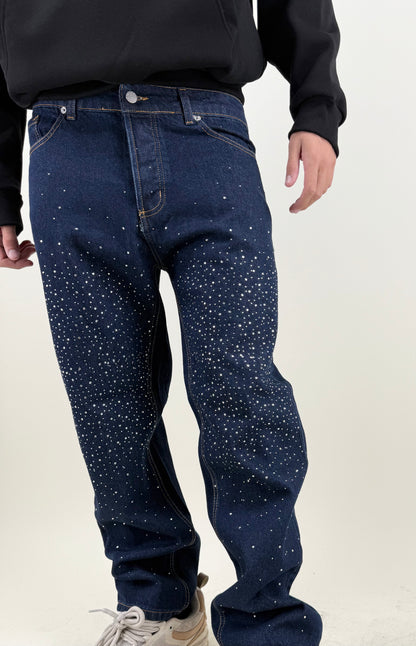 JEANS BRILLANTINI - BLU