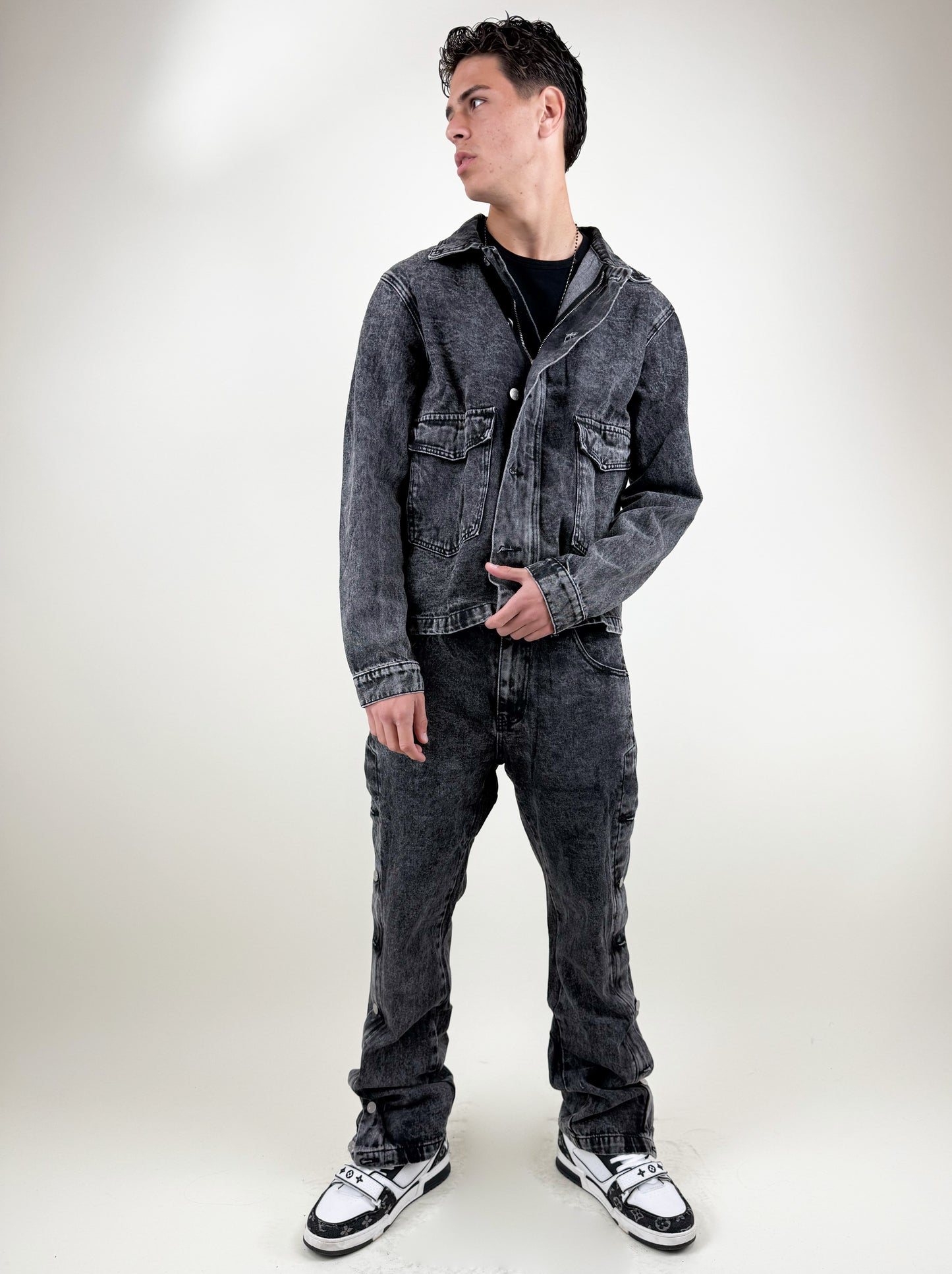 COORDINATO ACID DENIM