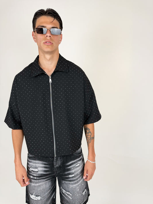 GIACCHETTA ZIP STRASS