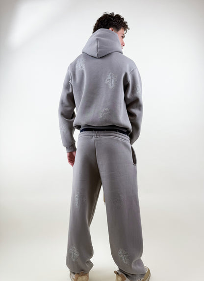 COORDINATO TUTA CROCI-GRIGIO